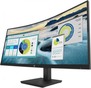 Monitor HP P34hc G4 WQHD VA USB-C Curvo 34" HDMI/DP/USB-A, Color Negro.